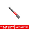 Diablo 1/2 in. X 2-9/16 in. L Black Oxide Magnetic Nut Setter 1 pc