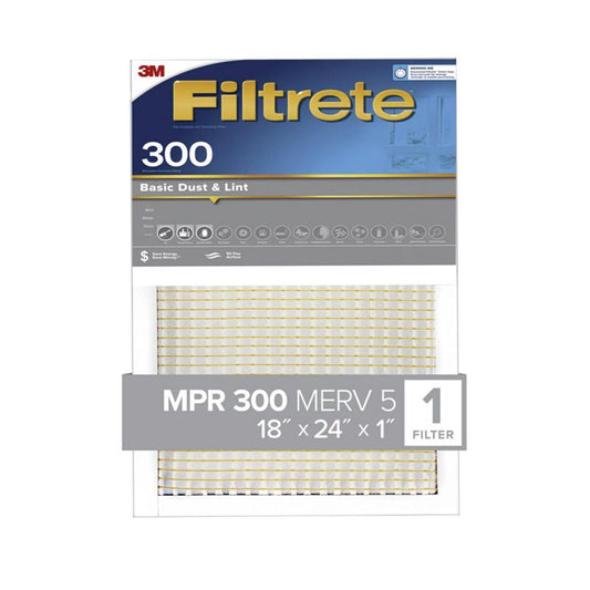3M Filtrete 18 in. W x 24 in. H x 1 in. D 7 MERV Pleated Air Filter (Pack of 4)