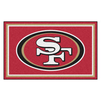 NFL - San Francisco 49ers 4ft. x 6ft. Plush Area Rug