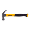 Stanley 16 oz Smooth Face Nailing Claw Hammer 12.75 in. Fiberglass Handle