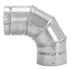 Selkirk Adjustable 90 deg Galvanized Steel Gas Vent Elbow