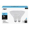 Feit PAR38 E26 (Medium) Smart-Enabled LED Bulb Daylight 75 Watt Equivalence 2 pk