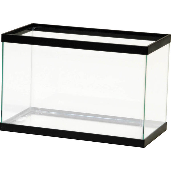 Aqueon 5.5 gal Standard Rectangular Aquarium 12 in. x 8 in. x 10 in. Black - Open Box