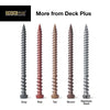 Deck Plus No. 10  x 3 in. L Star Flat Head Composite Deck Screws 1 lb.
