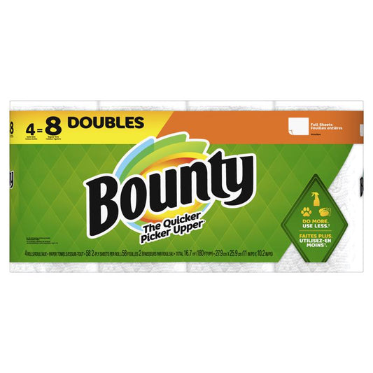 Bounty Paper Towels 64 sheet 2 ply 4 pk (Pack of 6)