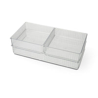 Core Home 2 in. H X 7 in. W X 13 in. D Ceramic/Stainless Steel Drawer Organizer Set