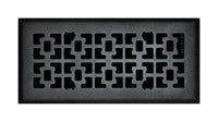 Tru Aire 4 in. H X 12 in. W 1-Way Matte Steel Floor Diffuser - Open Box