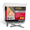 Deck Plus No. 10  x 2-1/2 in. L Star Flat Head Composite Deck Screws 5 lb.