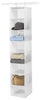 Whitmor 52 in. H X 10 in. W X 10-1/2 in. L Vinyl Hanging Vertical Closet Organizer