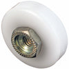 Prime-Line 3/4 in. D White Plastic/Steel Tub Enclosure Roller 4 pk - Open Box
