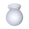 Bel Air Lighting Dash 7.5 in. H X 6 in. W X 6 in. L White Ceiling Fixture