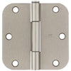 National Hardware Squeak Guard 3.5 in. L Satin Nickel Door Hinge 3 pk