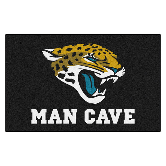 NFL - Jacksonville Jaguars Man Cave Rug - 5ft. x 8 ft.