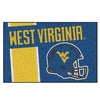 West Virginia University Uniform Rug - 19in. x 30in.