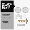 Kwikset Tylo Satin Chrome Passage Door Knob Right or Left Handed