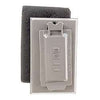 Bell Rectangle Aluminum 1 gang Weatherproof Cover