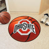 Ohio State University Basketball Rug - 27in. Diameter