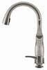 Kohler Mazz 1-Handle High-Arch Swivel Spout Stainless Steel Pulldown Kitchen Faucet
