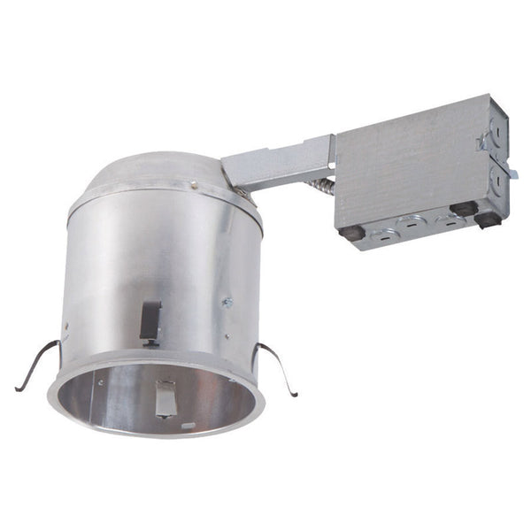 Carcasa de iluminación LED empotrada de aluminio Halo Silver de 6 pulgadas de ancho y 20 W