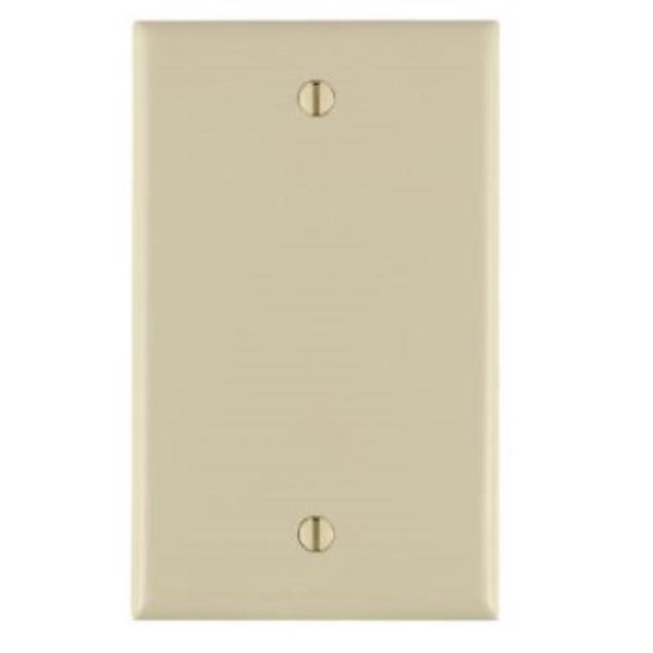 Leviton Light Almond 1 gang Nylon Blank Wall Plate 1 pk (Pack of 25)