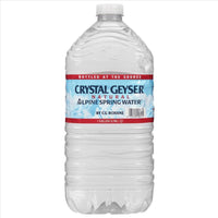 Crystal Geyser Alpine Natural Spring Water 1 gal 1 pk