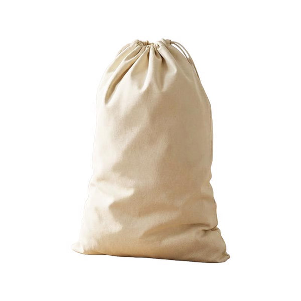 Bolsa para ropa sucia de lona beige Zenna Home