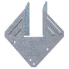 Simpson Strong-Tie 4 in. H X 4 in. W 18 Ga. Galvanized Steel Hurricane Tie