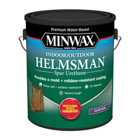 Minwax Helmsman Warm Satin Clear Water-Based Spar Urethane 1 gal (Pack of 2)