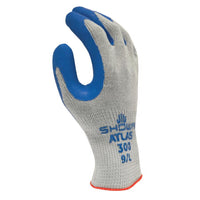 Atlas Showa Atlas Fit Unisex Indoor/Outdoor Rubber Coated Work Gloves Blue/Gray S 1 pair (Pack of 12)