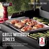 Weber Deluxe Large Grilling Pan Stainless Steel  For Vegetables & Small Foods Durable BBQ Accessory