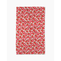 Geometry Pink Polyester Kitchen Towel 1 pk (Pack of 2)