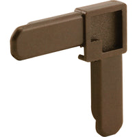 Prime-Line Bronze Plastic 1/4 in. W X 3/4 in. L Screen Frame Corner 1 pk - Open Box