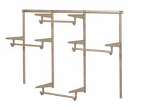Closet Culture 6 ft. H X 78 in. W X 6 ft. L Steel Closet Organizer 1 pk