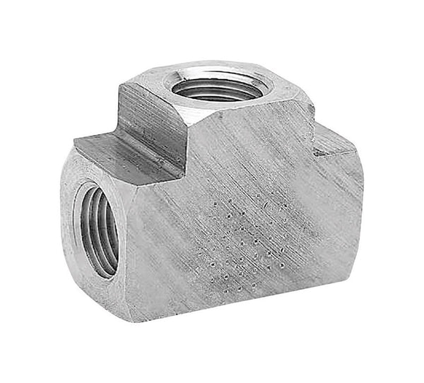Accesorio en T de latón Plews, 3/8 pulg. hembra x 3/8 pulg., 1 pieza