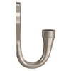 National Hardware Powell Medium Satin Nickel Silver Aluminum 2-5/8 in. L Knurled Hook 60 lb 1 pk