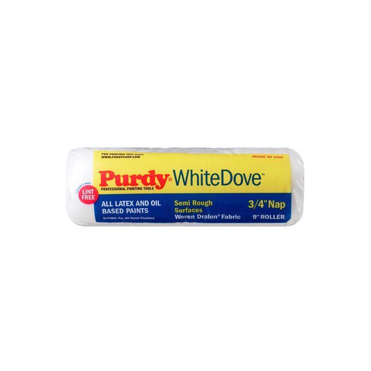 Purdy White Dove Woven Fabric 9 in. W X 3/4 in. Paint Roller Cover 1 pk