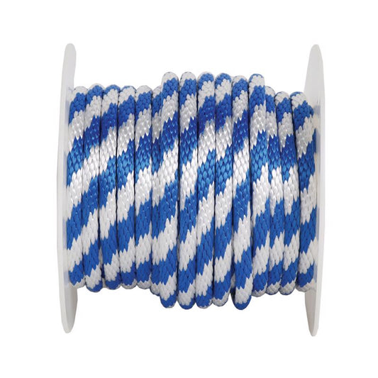 Koch 5/8 in. D X 140 ft. L Blue/White Solid Braided Polypropylene Derby Rope
