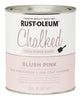 Rust-Oleum Chalked Ultra Matte Blush Pink Indoor Vintage Look Water-Based Acrylic Chalk Paint 30 oz.