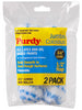 Purdy Colossus Polyamide Fabric 4-1/2 in. W X 1/2 in. Jumbo Mini Paint Roller Cover 2 pk (Pack of 6)