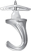 Hillman Brass Plated Brass Large Versa Hook 35 lb. Drywall; 75 lb. Wood 1 pk (Pack of 5)