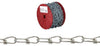 Campbell No. 1 Double Loop Carbon Steel Chain 1/8 in. D X 125 ft. L