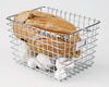 Spectrum 12.25 in. L X 9.25 in. W X 8 in. H Silver Storage Basket