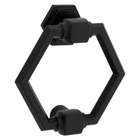 National Hardware Powell 4 in. L Matte Black Die Cast Zinc Door Knocker - Deal of The Week