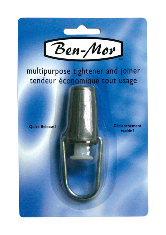 Ben-Mor Quick Release Button Multi-Purpose Tightener 1.25 Lx4.5 W in. for Clothesline/Cable and Rope