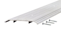 M-D Building Products 6 in. W x 36 in. L Aluminum Fluted Saddle Threshold Silver (Pack of 6)