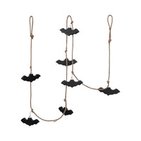 Creative Co-Op Jute Rope Bats Garland (Pack of 6)