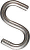 National Hardware Medium Silver Stainless Steel 3 in. L Open S-Hook 145 lb 1 pk