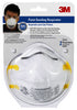 3M N95 Paint Prep Cup Disposable Respirator White One Size Fits All 2 pc