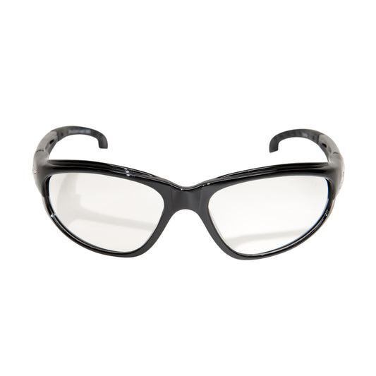 Edge Eyewear Dakura Anti-Fog Safety Glasses Clear Lens Black Frame 1 pc.
