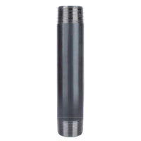STZ Industries 1-1/4 in. MIP each X 1-1/4 in. D MIP Black Steel 8 in. L Nipple